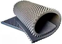 Colchão Casal Pillow Top Casca de Ovo Ortopédico Anti-Escaras D20 Cinza Alívio de Pressão e Conforto Extra