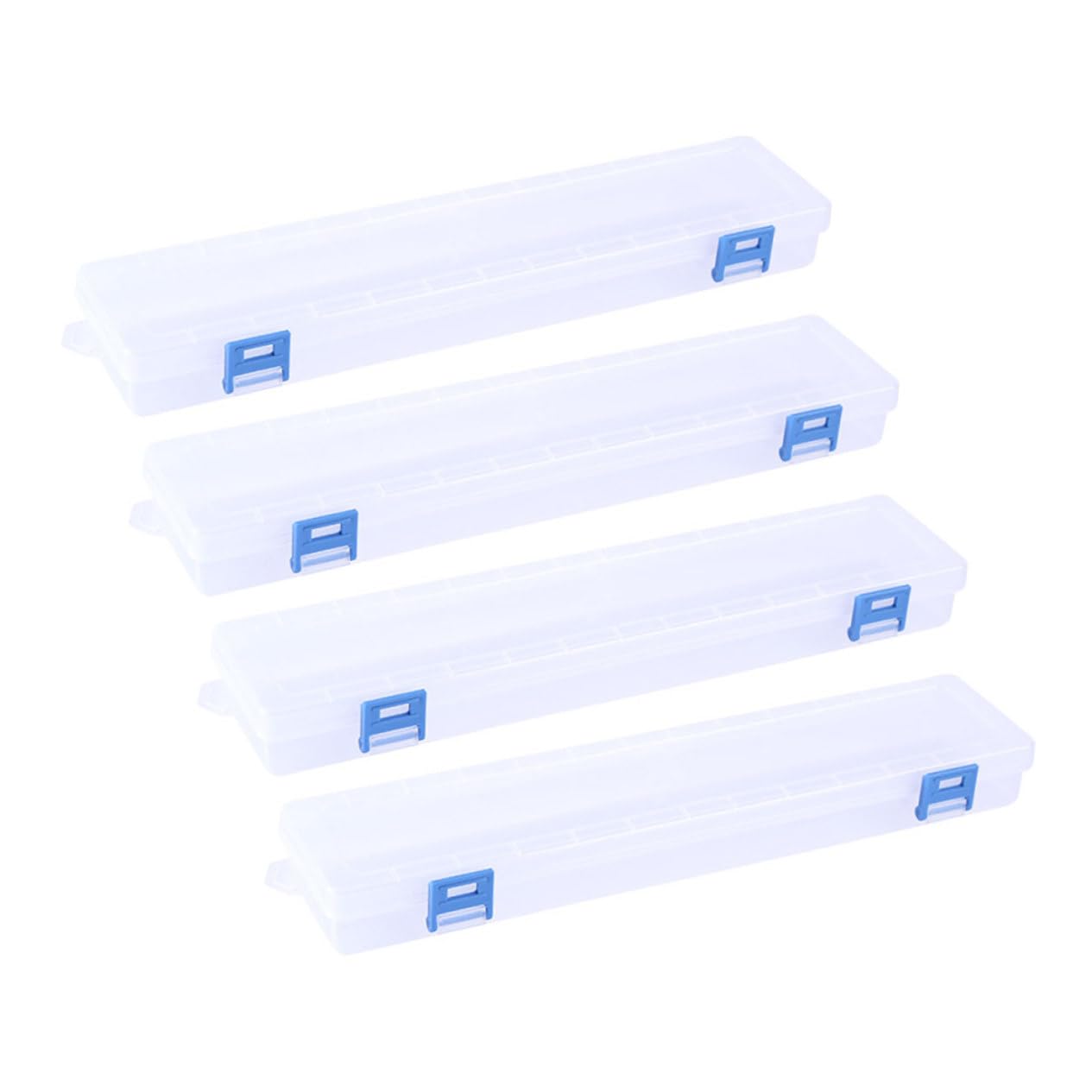 Uonlytech 4 Set Astuccio Per Pennelli Trasparente Chiaro Custodia Per Pennelli Organizer Per Contenitore Di Stoccaggio Mestiere Pittura Piccolo Plastica 4 Pezzi*4