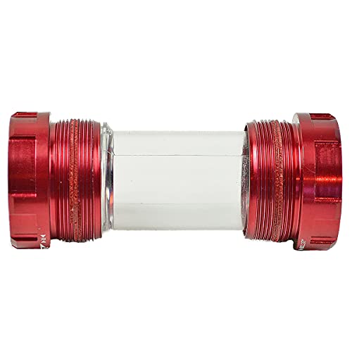 Omni Racer Worlds Lightest Super-Lite Bottom Bracket Fits Shimano Hollowtech Ii: Dura Ace, Ultegra- Sram Gxp: Red, Force: Just 62 Grams!! (Red) #TOP26