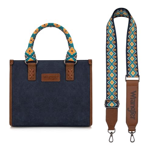 Image of Montana West Wrangler Tote Bag for Women Aztec Western Retro Purse Top Handle Handbags