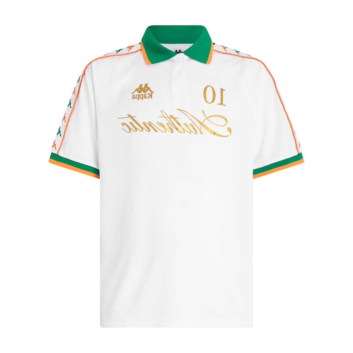 Kappa Blanc Trikot 222 Banda Notilox