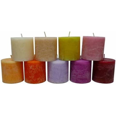 L'Héritier Du Temps Fruity or Floral Scented Wax Candle for Tealight Holders or Standing 6 x 6 x 6 cm Cover