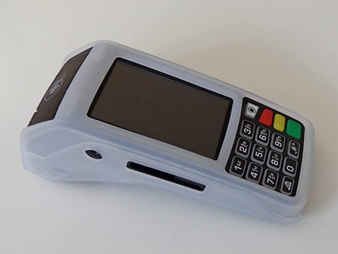Ingenico Move/5000 Protective Carrying Case, Translucent Silicone Credit Card Terminal Sleeve2