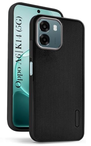 Image of Jkobi Rubberised Back Cover Case for Oppo A6 5G | Oppo K14 5G(Textured Grip Design | Micro-Fiber Cloth Inside | Slim and Light Weight | Soft Touch and Feel)