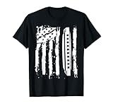 Photo Gallery harmonica player shirt bocca organo regalo tee bandiera americana maglietta Photo Gallery harmonica player shirt bocca organo regalo tee bandiera americana maglietta