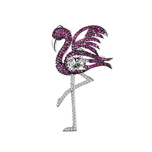 Stylish Floral Shape Jewellery Silver Plated Brooches for Women and Men-image-12