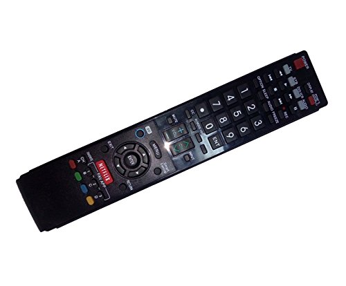 Télécommande Sharp compatible avec bouton Netflix et 3D
