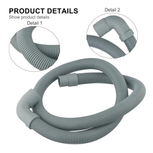 Lavadora PP y lavavajillas con codo de tubo de salida resistente 6