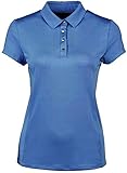 95% Polyester, 5% Elasthan Weatherbeeta Dublin Kelly Komfort Dry-Technologie kurz Ärmel Polo Blau Damen 2 X Groß