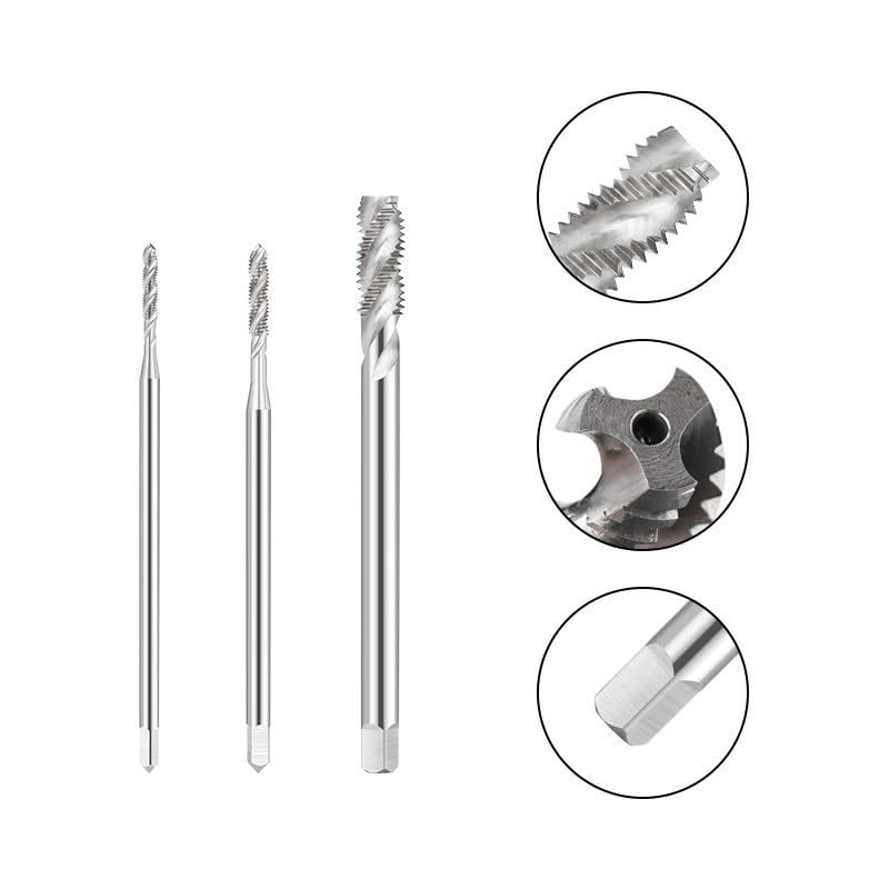 Maschi A Macchina HSS Utensili Manuali Con Scanalatura A Spirale Multipla Placcati In Argento/titanio,M16-137 Mm