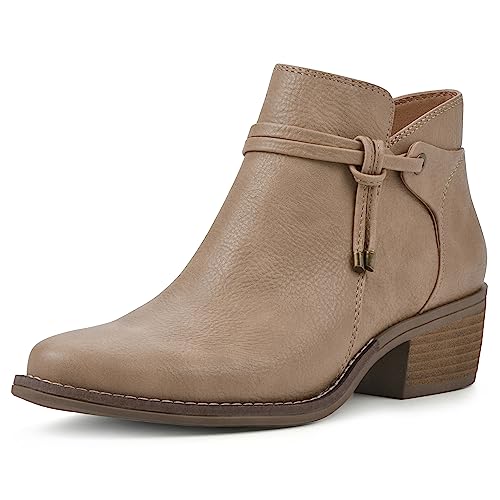 Bottines Althorn White Mountain en sable lisse : finis les pieds douloureux en talons
