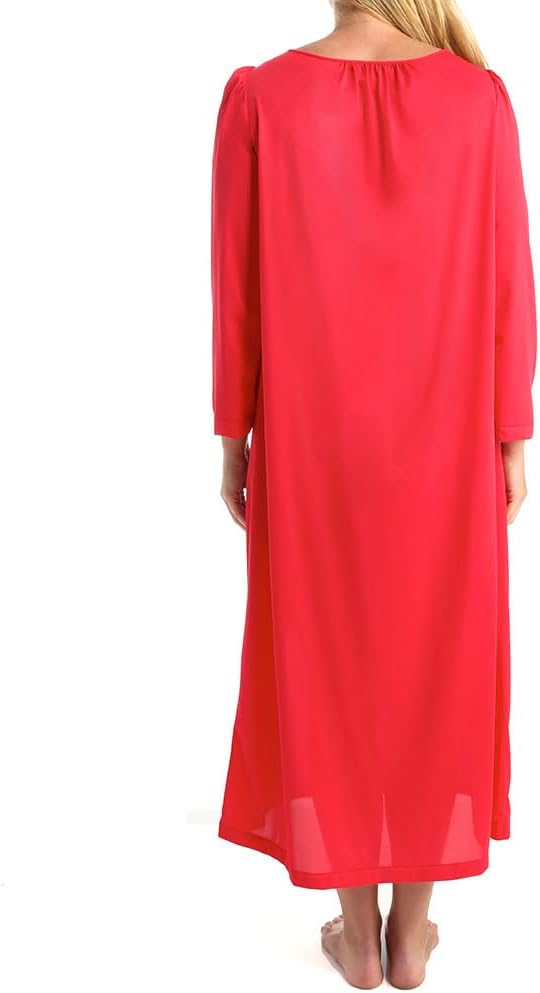 Shadowline Women's Petals 53 Inch Long Sleeve Long Gown - Image 4
