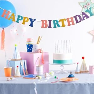 Longhoneysong Happy Birthday Girlande Geburtstagsgirlande Bunt