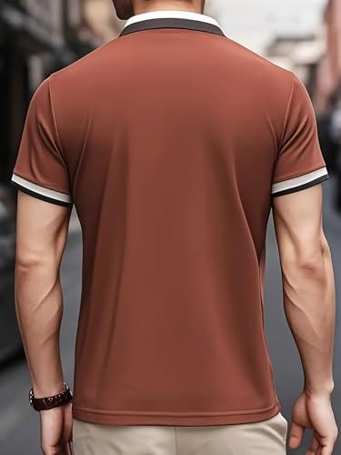 Image of POSHAX Men Polo Shirt|Cotton Blend|Regular Fit