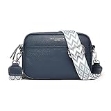 handtasche blau weiß gestreift Tragbare Damen Gürteltasche: Die Größe der Tasche beträgt 22 * ​​8,5 * 14 cm, was ausreicht, um beim Ausgehen Stauraum für Brieftaschen, Schlüssel, Mobiltelefone und andere wichtige Dinge zu bieten.
