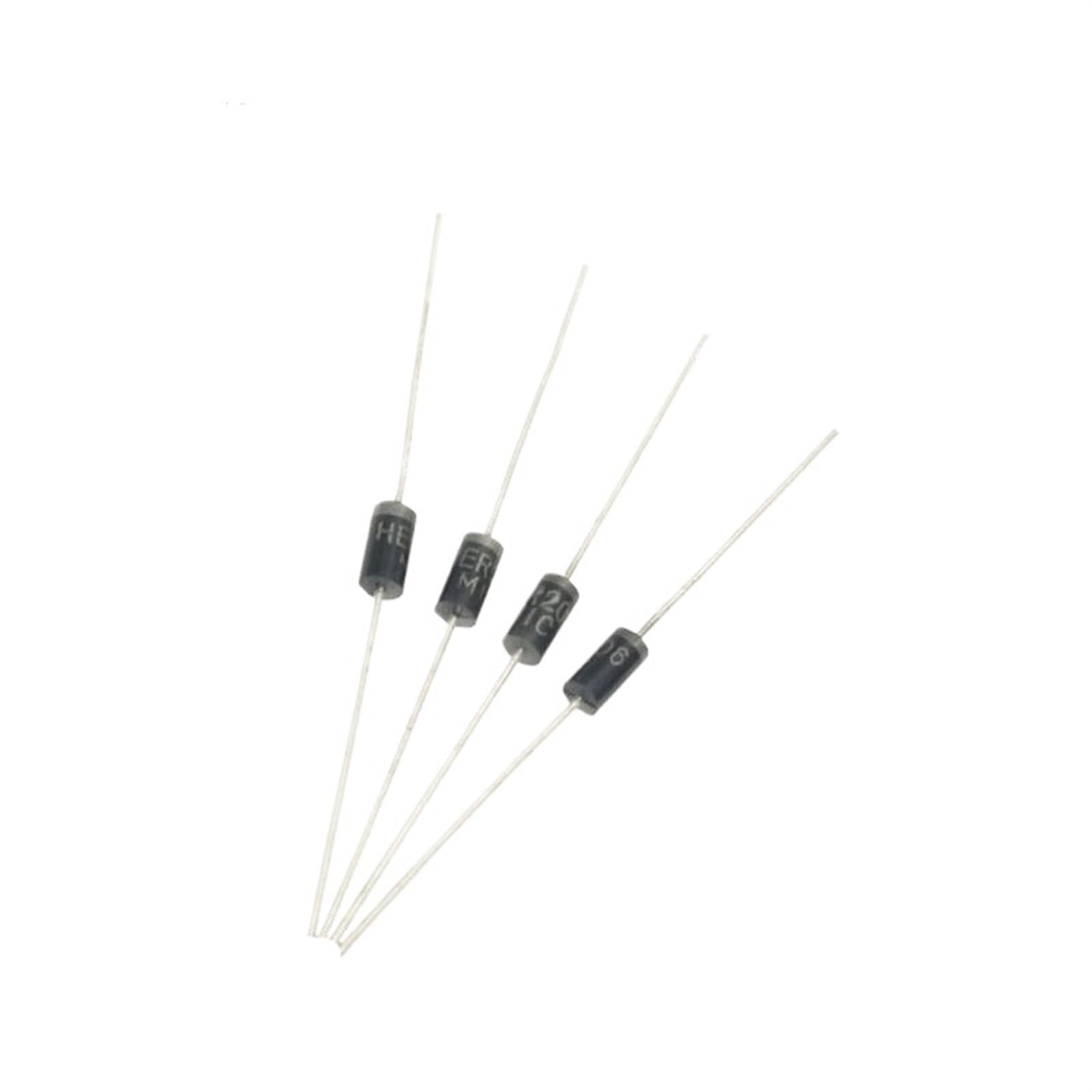 COSZWQDP 200/500/1000/2000/5000Pcs HER206 Recovery Diode DO-15 Switch Rectifier 2A/600V(500Pcs)