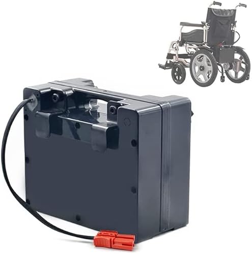 Dbtxwd Paquete de batería de Litio de 24V para Silla de Ruedas eléctrica, batería de Iones de Litio, baterías de Repuesto de Plomo y ácido con Cargador, batería de Repuesto,24v18ah