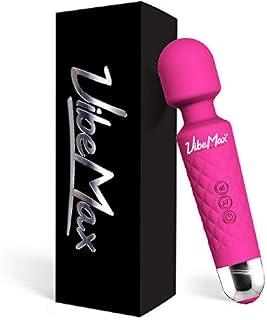 Rechargeable Handheld Personal Wand Massager by VibeMax: Wireless & Waterproof - Powerful Multi