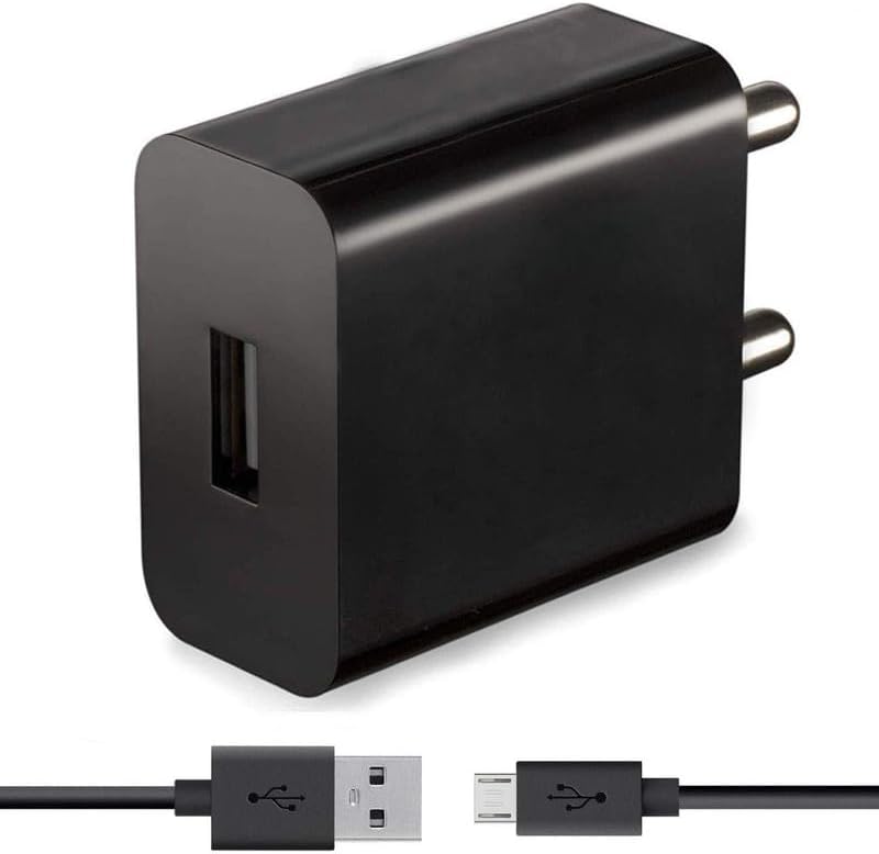 Fast Charger for HTC One (M8) Original QC Adapter Type C 3.0A High Speed Fast Turbo Charge QC 3.0 Smart SinglePort with 1m Micro Charging & Sync Cable (Black, SE.R4)