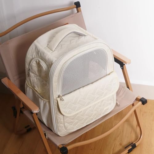 Sac à dos de transport pour chat pliable et portable noir
