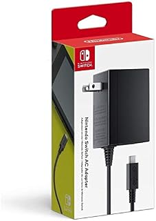 Nintendo 120-Volt Outlet AC Adapter for Nintendo Switch, Black (Renewed)