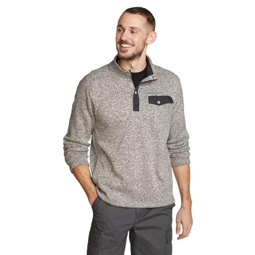 Eddie Bauer Men's Convector Snap Mock Sweater