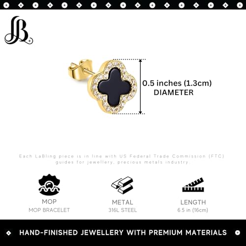 Clover Earrings for Women | Stylish Designer Studded Clover Stud Earrings | Lovely Gift for Women2