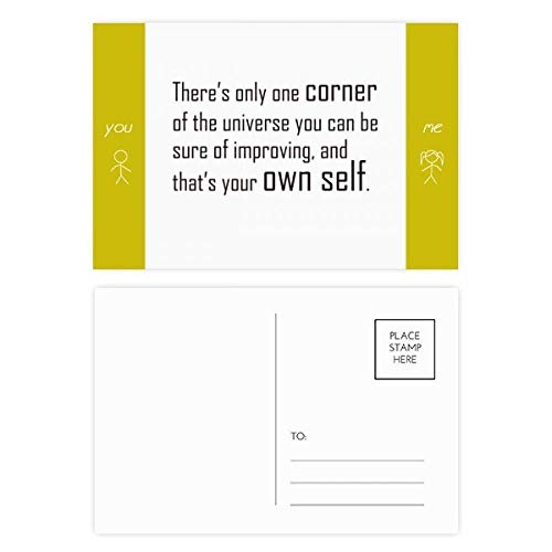 Carte postale Merci 20pcs pour ami | Lot de cartes de voeux DIYthinker