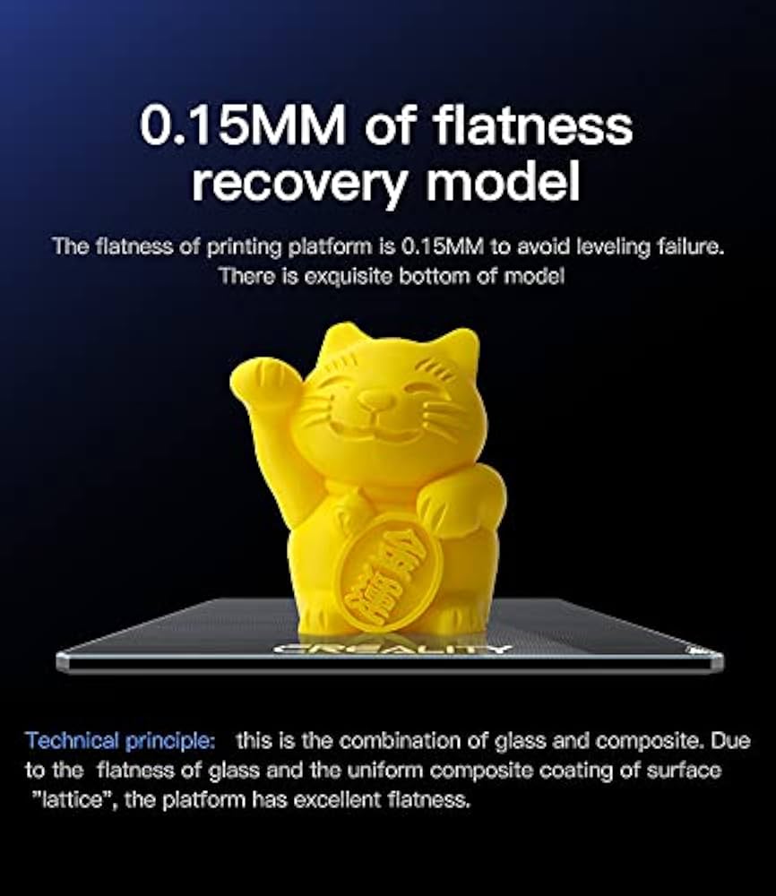 Glass Bed 180x180x4mm Microporous Coating Build Plate Heat Bed 3D Printer Accessory For Large Work Area