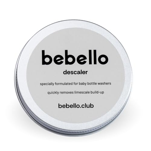 Bebello Descaler Tablets for Bebello Bottle Washer - 20-Count Fast-Acting Limescale Remover for Baby Bottle Washer Machine - Perfect Descaling Tablets for your cleaning machine