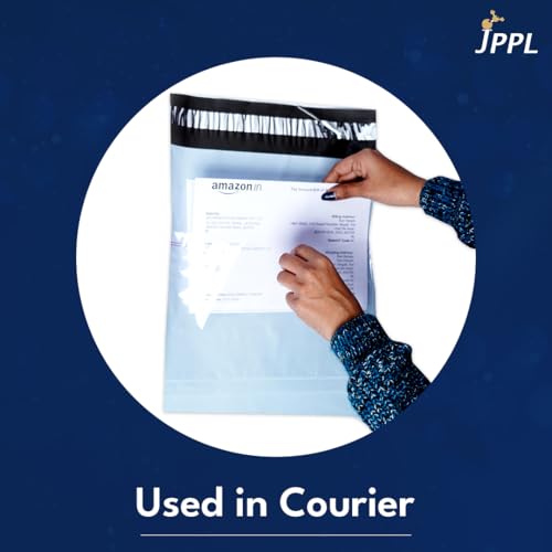 Image of Courier Bags (Pack of 100) | Temper Proof Plastic Polybags for Safe Shipping & Packing | Ideal for E-Commerce | Tear-Resistant, Durable & Leak-Proof (10x14)