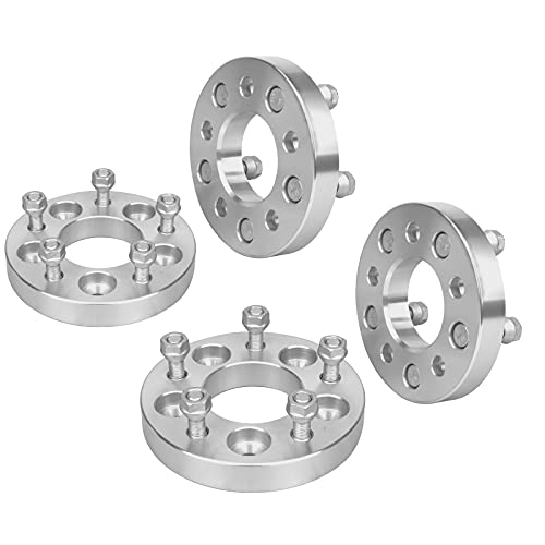 IRONTEK 1" Wheel Adapters & Spacer 5x4.5 to 5x4.75 (74mm Bore, 12x1.5 Studs) Wheel Adapters (Change Your Bolt Pattern) FIT Chevrolet-GMC-Pontiac for 80-04 S10, 85-13 Corvette, 90-05 Jimmy, 82-90 S15