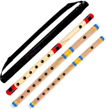 SG Musical Bansuri Flute Original - G, C# & G Medium Professional Flute With Bag-picture-15