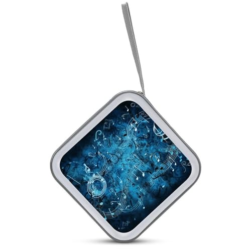 Funda para CD musical que evita ralladuras con almacenamiento azul 4