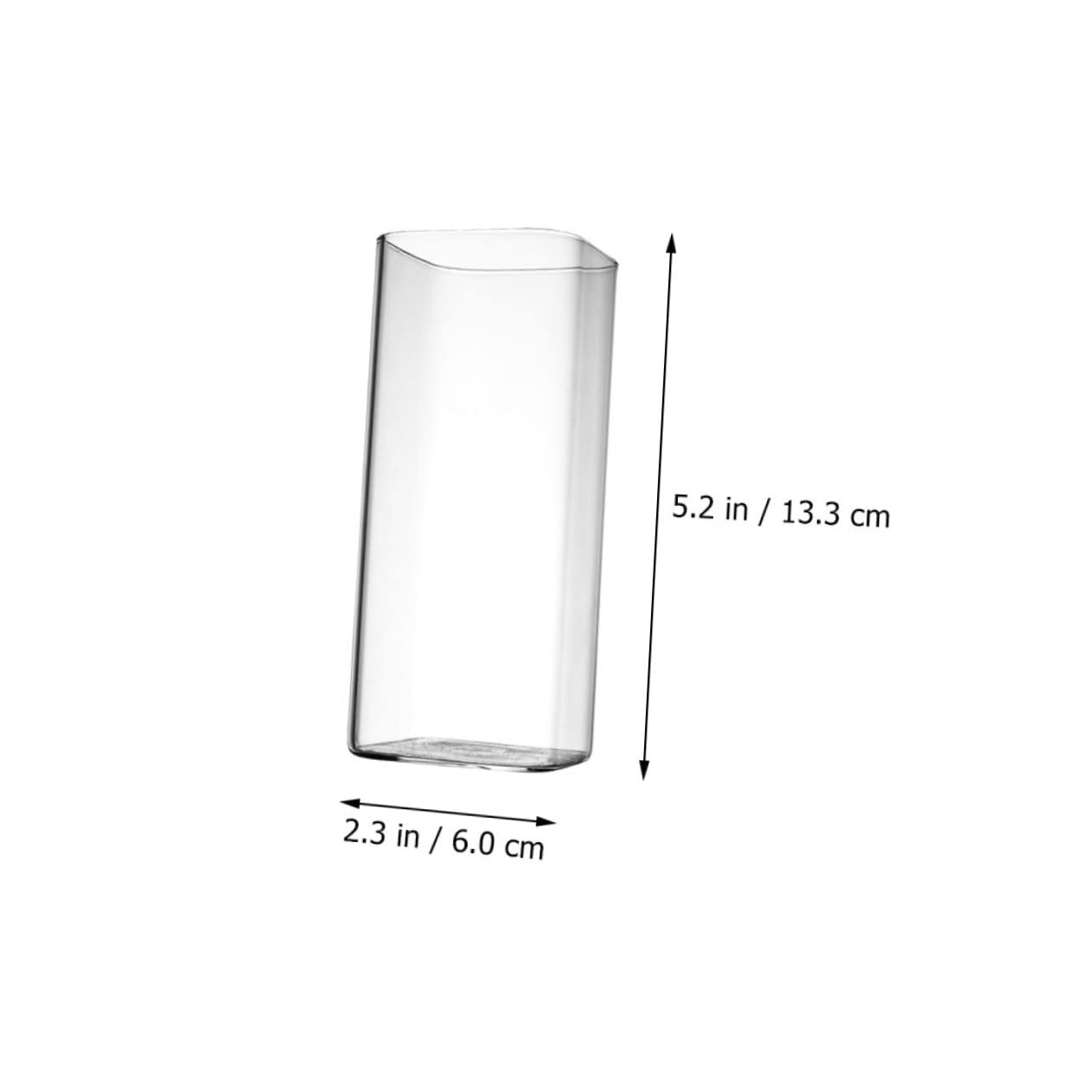 Alipis 6 pezzi Bicchieri Colazione Vetro Borosilicato Tazze Trasparenti Creative per Bevande Calde e Fredde Adatte Cocktail