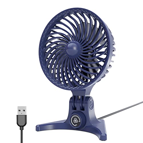 Ventiladores Usb Silencioso USB Ventilador Silencioso,Dezhuan Mini Ventilador Portatil,Ventilador de Mesa con Regulación de velocidad continua,Ajustable...