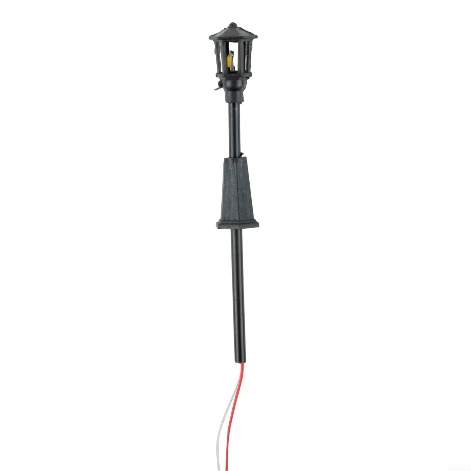 Lot De 10 Lampes LED Pour Maquettes Ferroviaires N (1:160) - Blanc Chaud - 45 Mm - Inclut Résistances 12-16V - 7