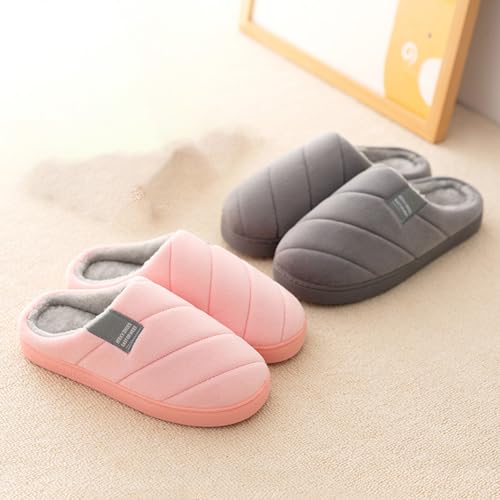 Cathalem Womens Slipper Warm Comfy Memory Foam House Slippers Faux Fur Lined Anti-Skid Bedroom Cozy Indoor Outdoor Slipper4