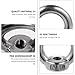 Didiseaon 6pcs M10 Stainless Steel Threaded Eye Nuts Lifting Ring Nuts Heavy Duty Industrial Fasteners for Rigging and Hanging Applications