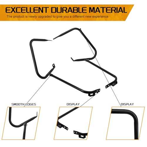 Soporte guardabarro para alforjas motos Harley Touring 1997-2008 miniatura 5