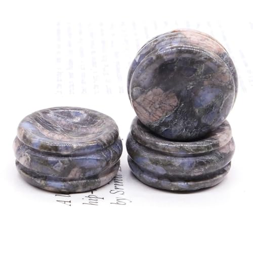 Support boule de cristal rhyolite agate quartz rose 20pcs