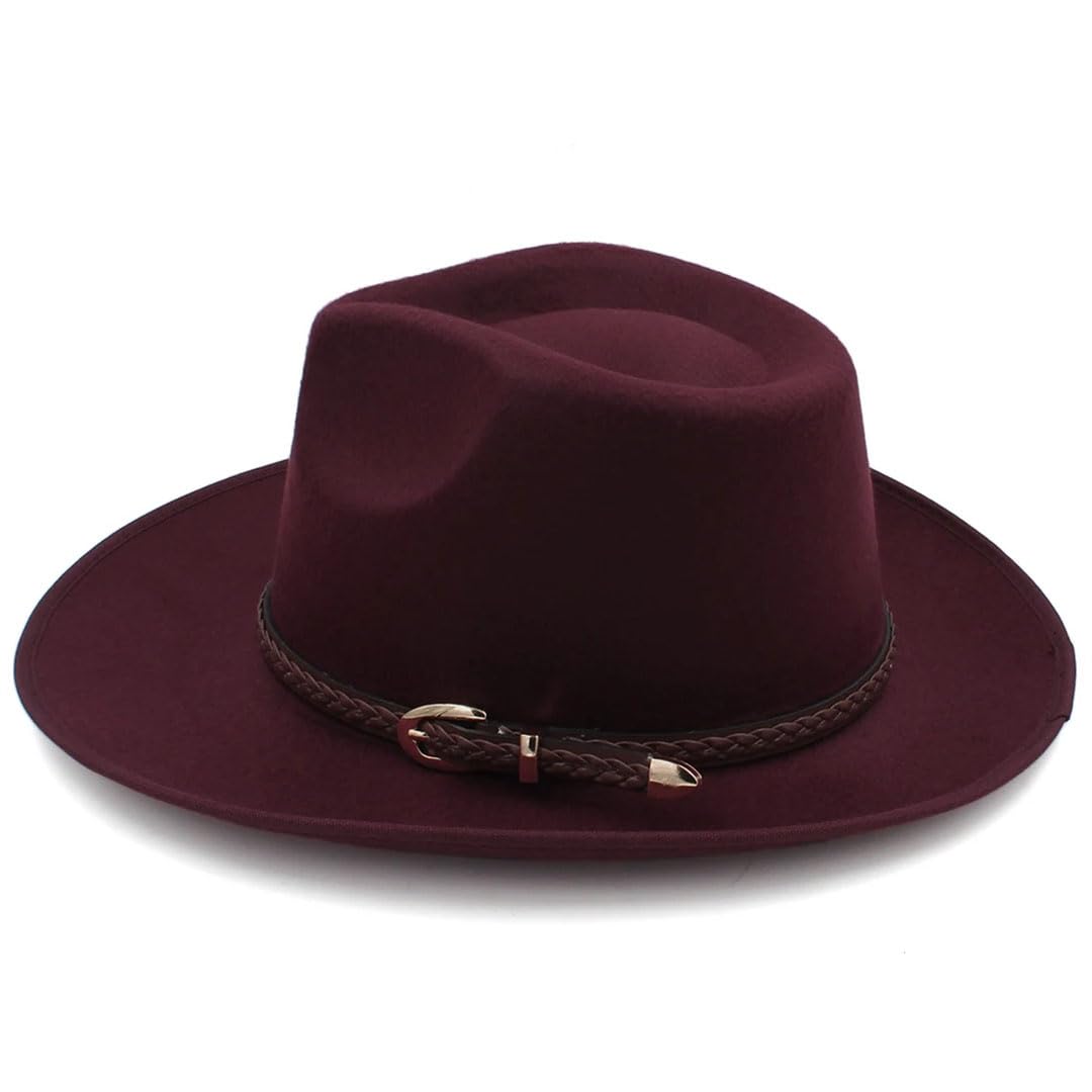 Mężczyźni kobiety wełniane kapelusze panamskie szerokie rondo czapki fedora kapelusz przeciwsłoneczny klasyczny retro impreza styl uliczny podróż