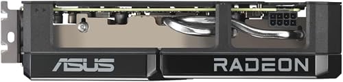 ASUS Dual AMD Radeon RX 9060, 8G GDDR6 Graphics Card, 128 Bit, PCIe 5.0, 1 HDMI 2.1, 2 DisplayPort 2.1, 2.5 Design, Axial-Tech Fan, 0dB Technology, GPU Tweak III, Black, DUAL-RX9060-8G - 2