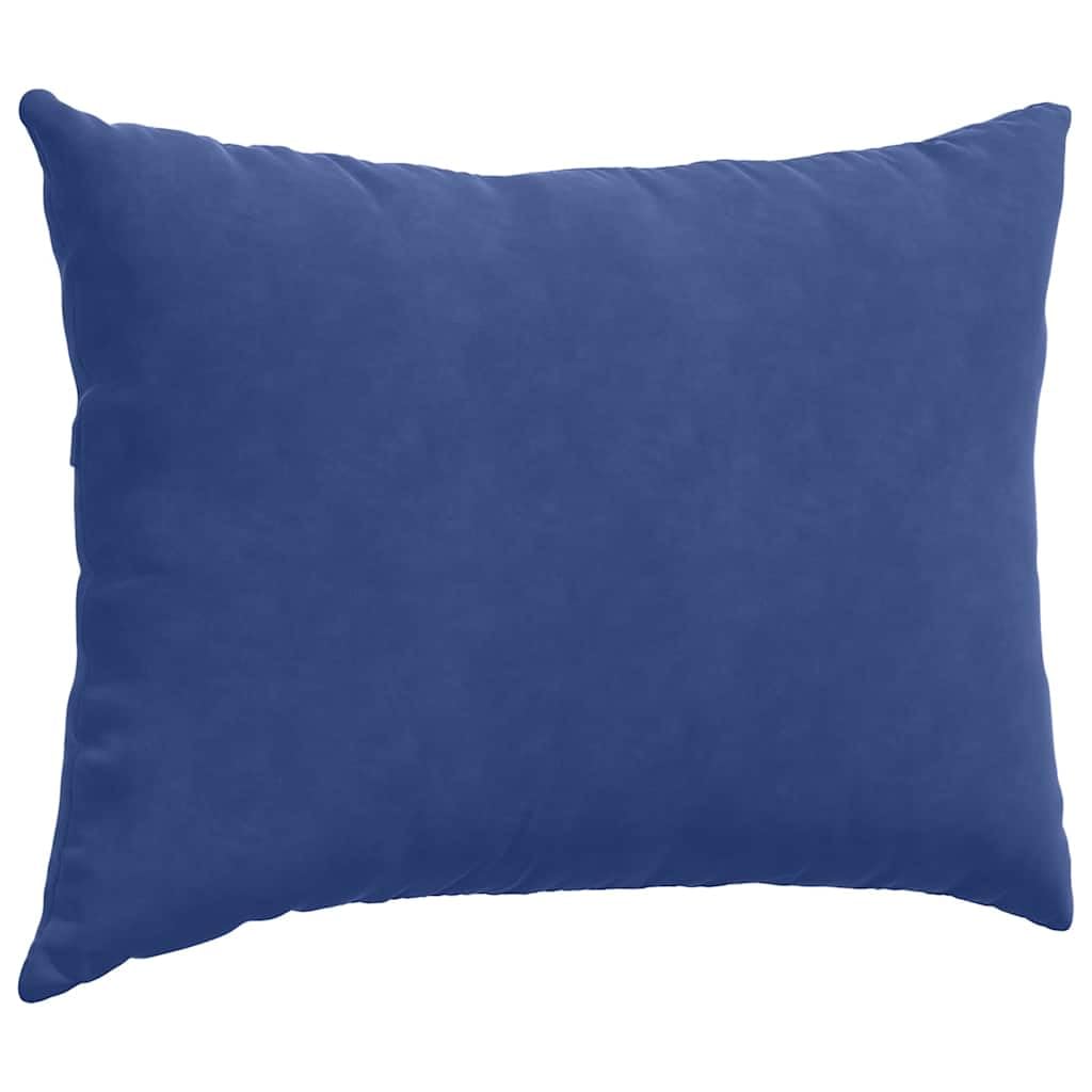 Cuscino Divano 2 Pezzi Blu Polizia 70x50cm Tessuto a Coste, Imbottito e Morbido, Ergonomico per Soggiorno, Ufficio, Sala da Pranzo, con Rivestimento Sfoderabile, Lavabile, Antiscivolo