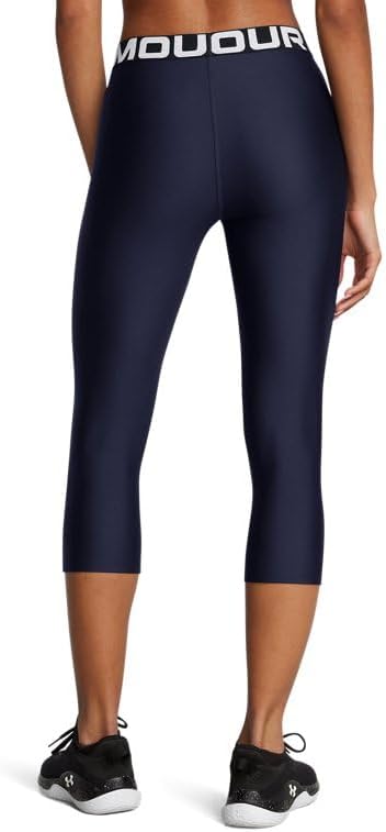 Under Armour Womens HeatGear Authentics 3/4 Leggings - Image 2
