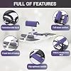 Core Force Glute Blaster - Premium Hip Thrust & Ab Workout Machine for Home Gym with Resistance Bands - Adjustable Squat and Glute Bench for Full-Body Strength