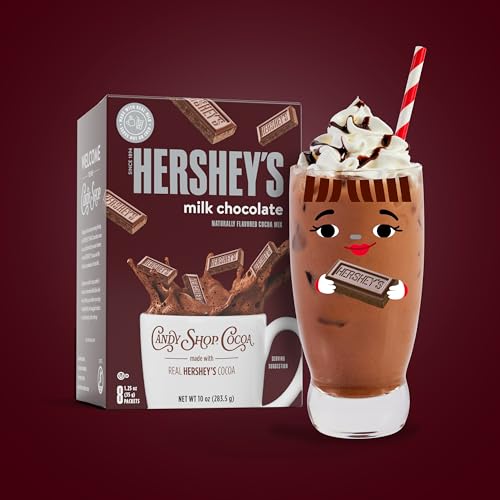 Image of Candy Shop Cocoa HERSHEYS Milk Iced Cocoa Mix, 1.25oz, 24 Pack