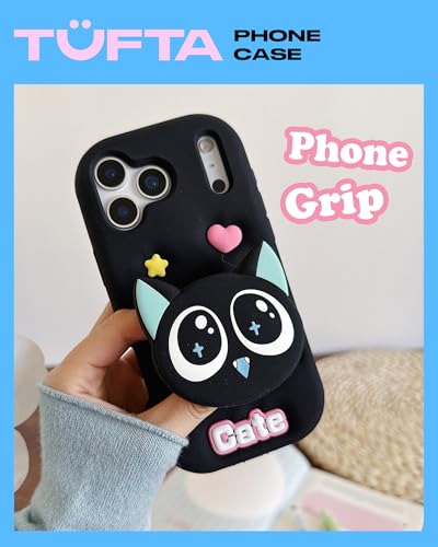 Coque chat mignon iPhone 13 Pro pour fille avec anneau support de table - 4