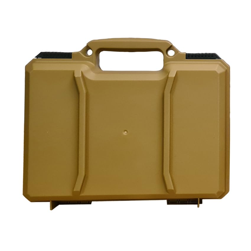 ECOMMUR ASG walizka na pistolety 31x27x7,5 FDE | ochrona i wygodny transport. Wymiary zewnętrzne: 31 x 27 x 7,5 (sztywna, wyściełana)