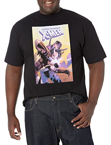 T-shirt X-Men Marvel Press homme vêtement geek comics haut manches courtes noir